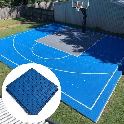 3x3 バックヤードバスケットボールコートのための屋外PPノイズ削減モジュール型スポーツタイル