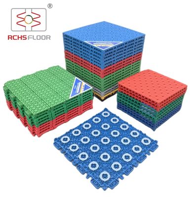 EU SVHC 環境 屋外スポーツタイル 1.8cm 厚さ 2.2mm 垂直変形