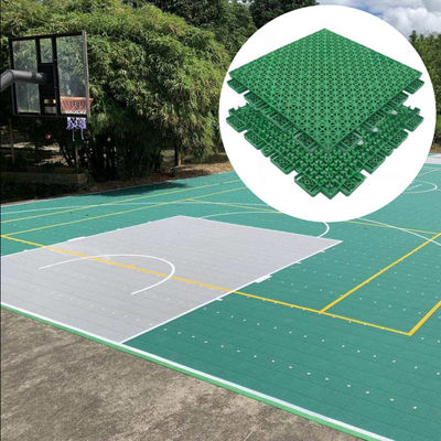 吊り付け 100% PP プラスチック スポーツコート マット 室内 屋外 モバイル ボレーボール バスケットボール スポーツコート 床マット