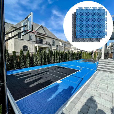 モバイル PP プラスチック モジュラル 内外 多目的バスケットボールコートタイル 3x3